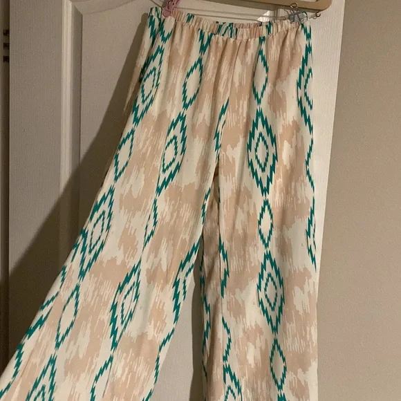 Aztec print wide leg pants - Picture 2 of 4
